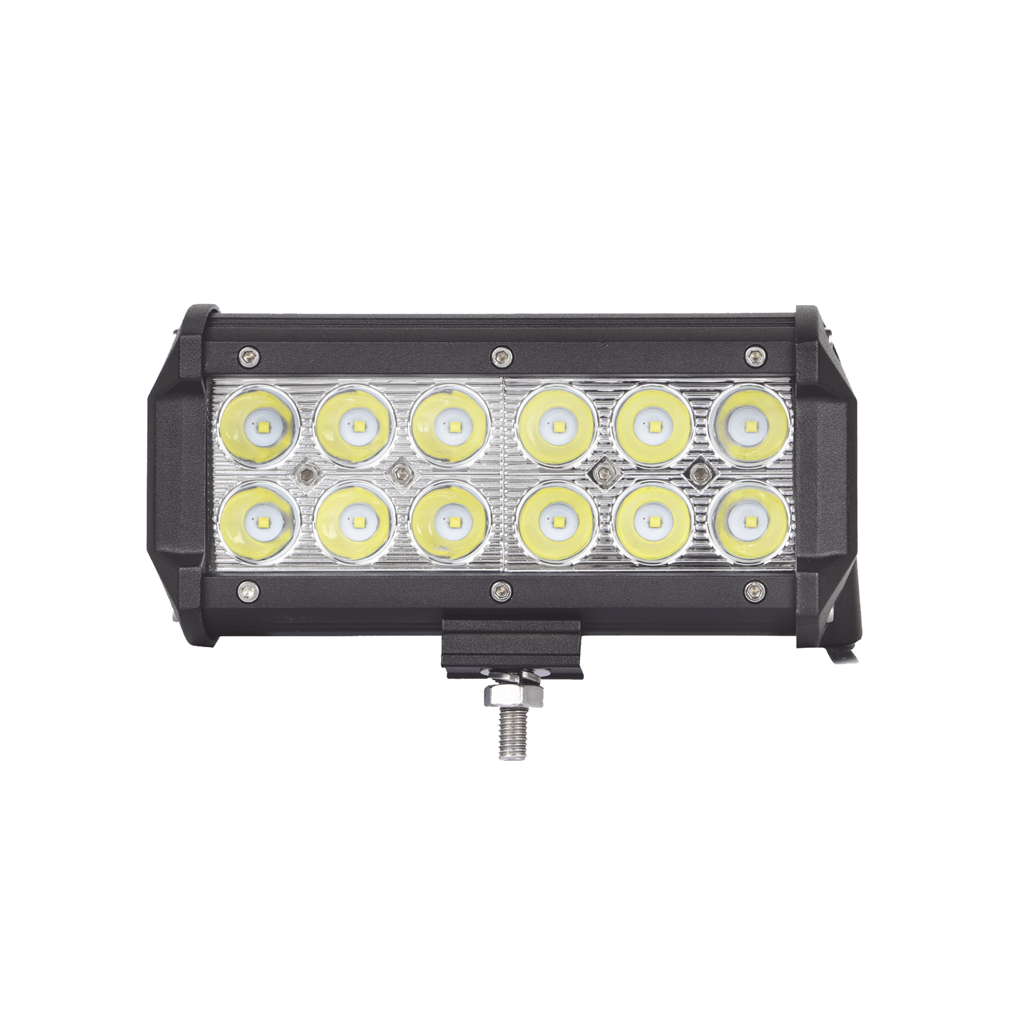 XD20F|Barra de Luz de 12 LED, 1500 L??menes, 18 watts, 10-30 Vcc, IP67, 6.5 pulgadas